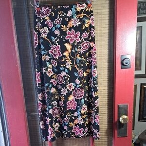 NYCC Vibrant Floral Midi Skirt